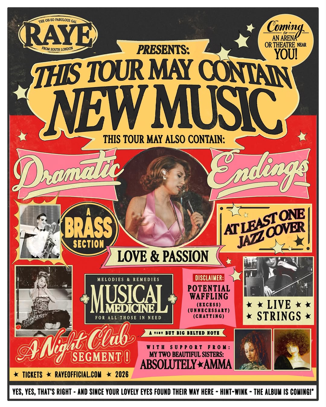 AMMA This Tour May Contain New Music Tour Poster 2026